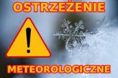 OSTRZEŻENIE METEOROLOGICZNE II STOPNIA !