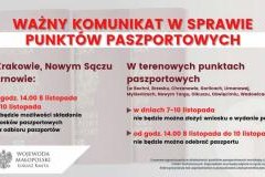 Komunikat Wojewody Małopolskiego